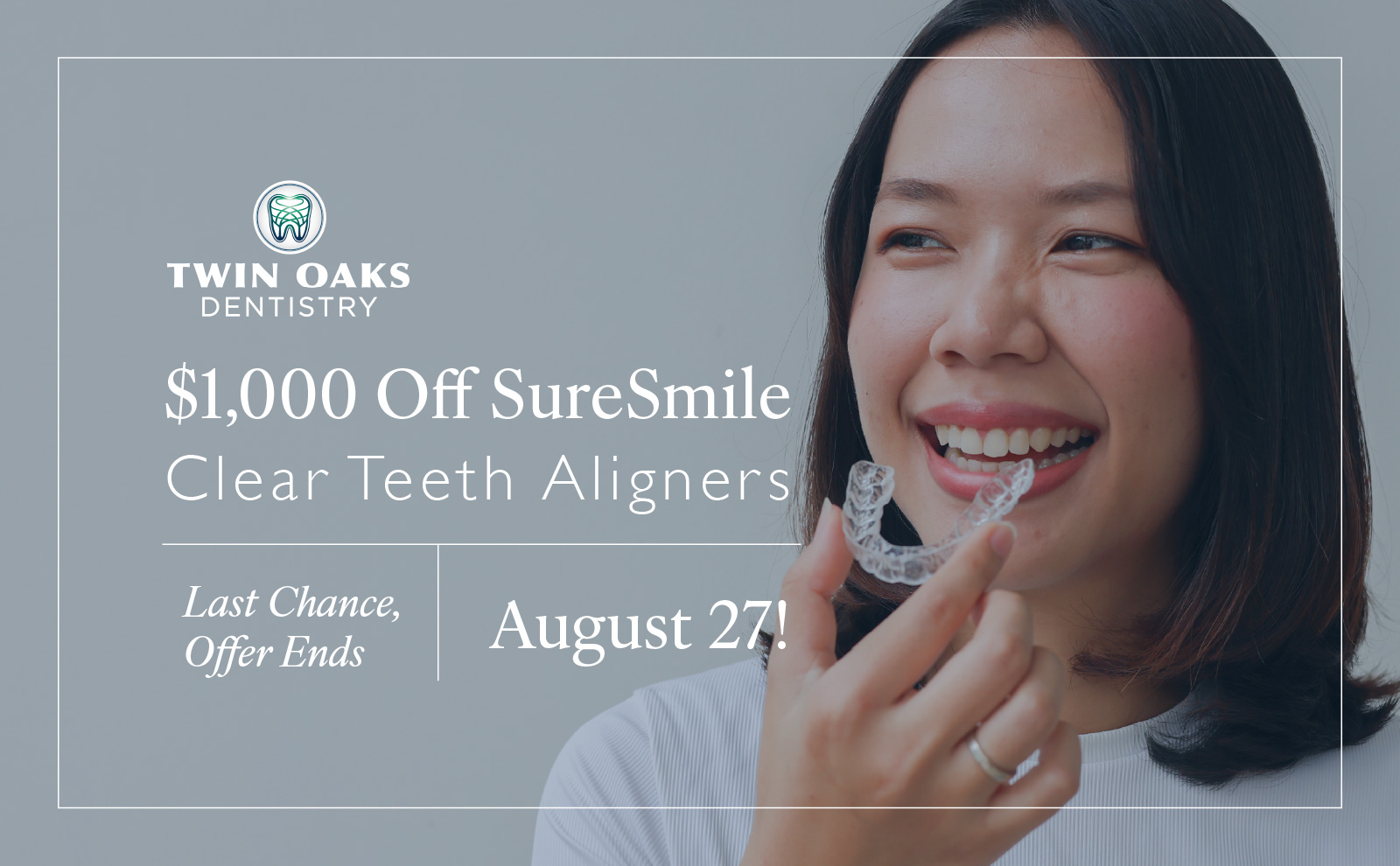 Twin Oaks Dentistry summer 2026 promotion